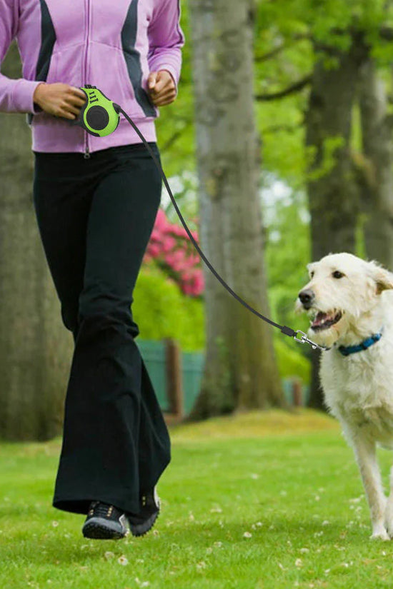 Automatic Retractable Dog Leash - Dual Size Options with Brake & Lock Safety System